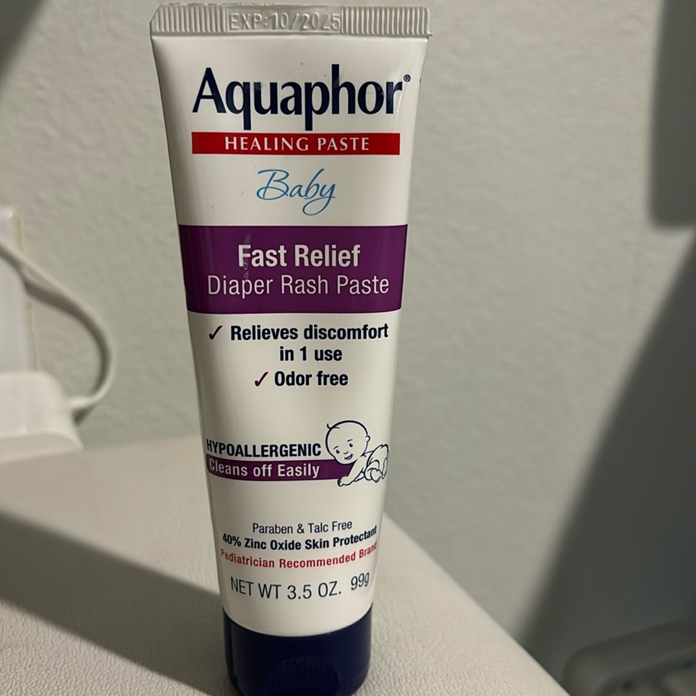 Aquaphor diaper rash paste